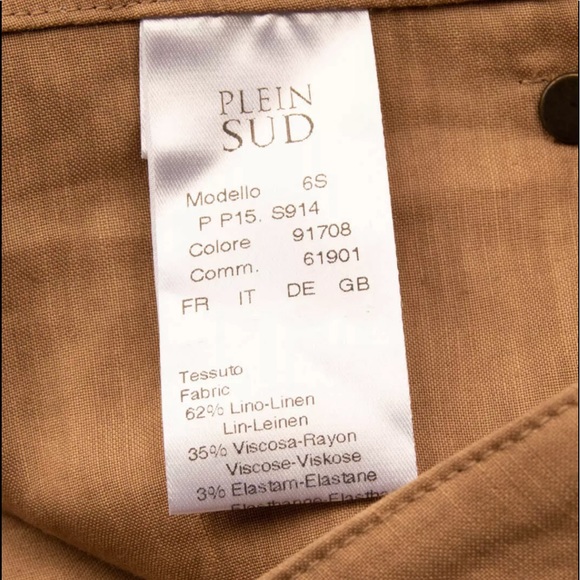 Rare Plein SUD made in Italy linen side fringe - Picture 5 of 12